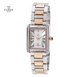 [TANDY] Men's Diamond Metal Wristwatch DIA-3912 M – Real Diamond Accents, Classic Roman Indexes, Clean & Timeless Design